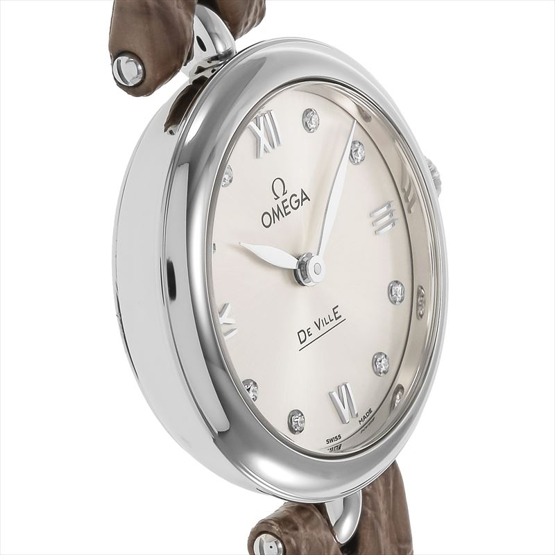 オメガ OMEGA 腕時計 レディース De Ville Prestige Dewdrop デ・ヴィル プレステージ デュードロップ  シルバー 424.13.27.60.52.001