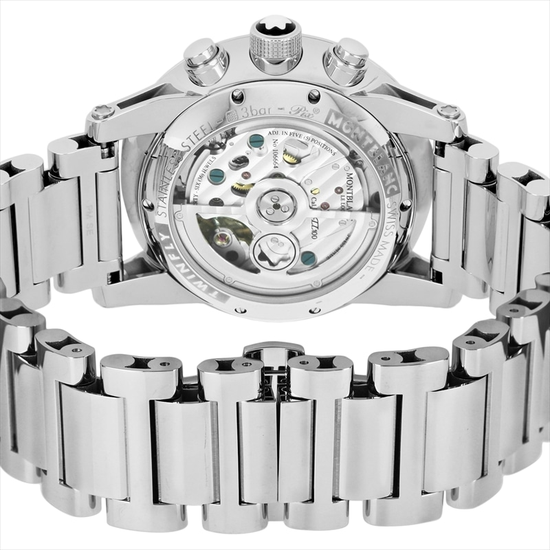 モンブラン Montblanc メンズ腕時計 104286 TIMEWALKER ブラック