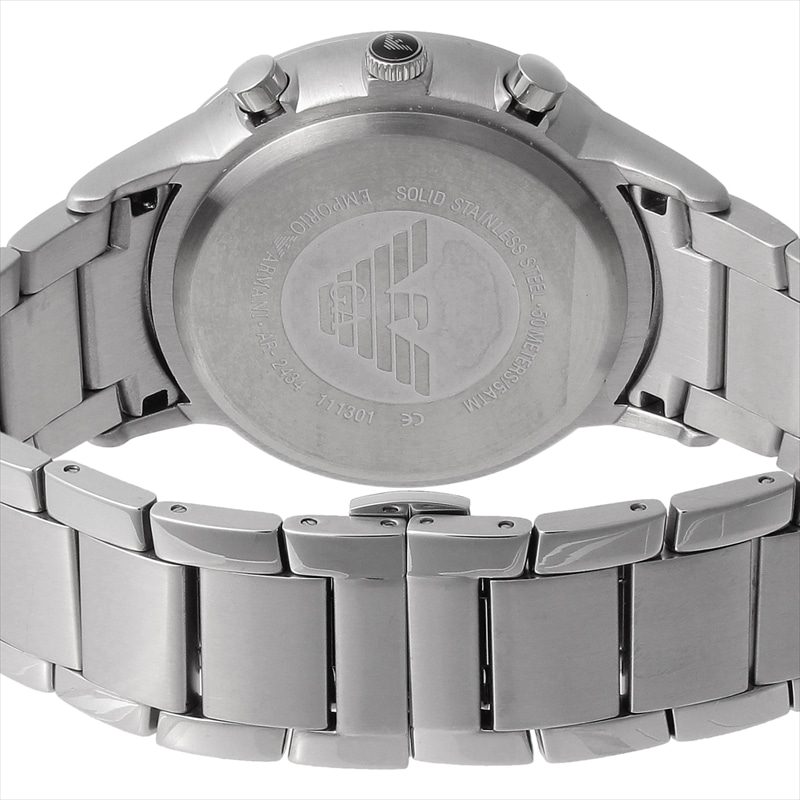 エンポリオ アルマーニ EMPORIO ARMANI 腕時計 メンズ クラシック AR2434 ブラック