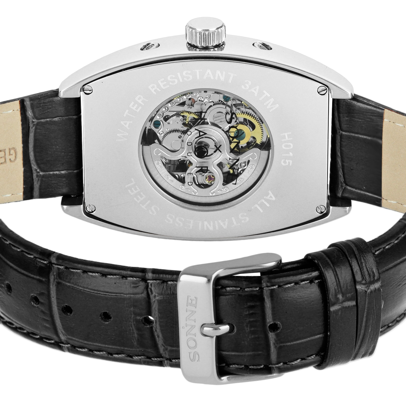 SONNE ゾンネ 腕時計 H015 ｼﾙﾊﾞｰ H015SS-BK