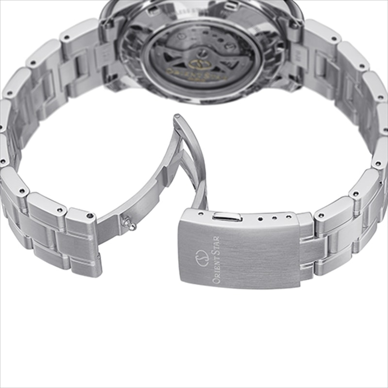 オリエントスター ORIENT STAR メンズ 腕時計 SEMI SKELETON セミスケルトン RK-AT0003E グリーン