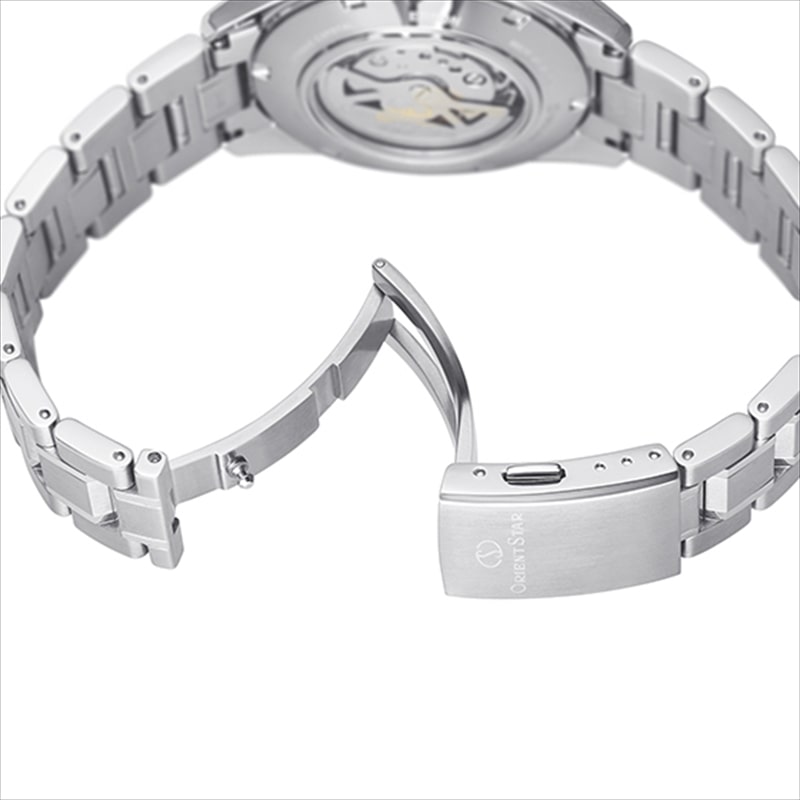 オリエントスター ORIENT STAR メンズ 腕時計 MODERN SKELETON モダン スケルトン RK-AV0005N グレー ステンレススティール