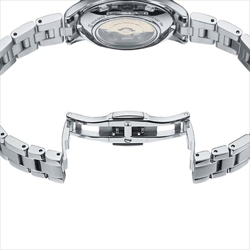 オリエントスター ORIENT STAR レディース 腕時計 CLASSIC SEMI SKELETON クラシック セミスケルトン RK-ND0002S ホワイト ステンレススティール