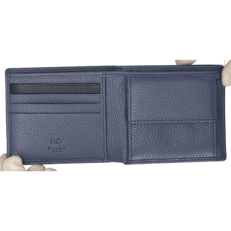 FURBO フルボ × H&D エイチ アンド ディー 二つ折財布 FH103 Blue×Navy