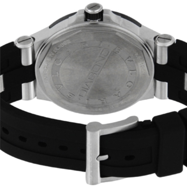 ブルガリ BVLGARI 腕時計 メンズ ディアゴノ ブラック DG42BSCVD