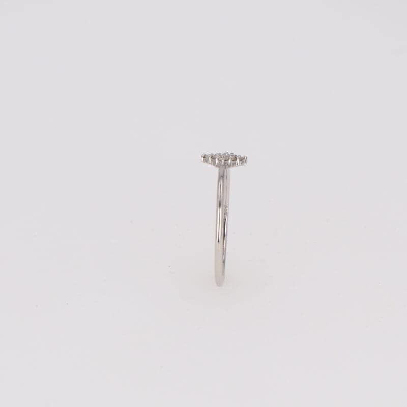 【 H&D エイチアンドディ 】 プラチナ PT 900 0.1ct ダイヤモンド リング