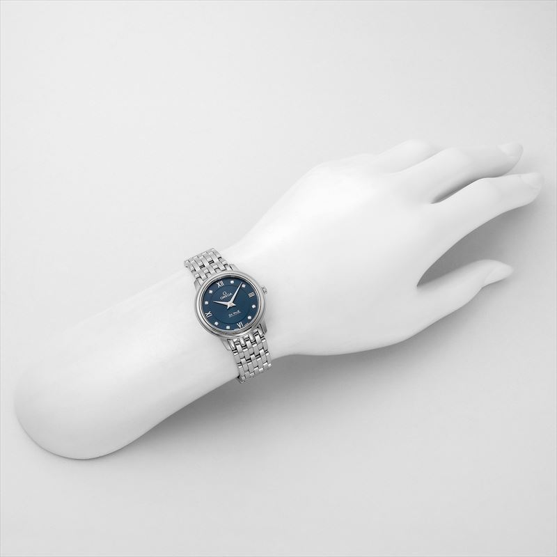 オメガ OMEGA 腕時計 レディース De Ville デ・ヴィル ブルー 424.10.27.60.53.001