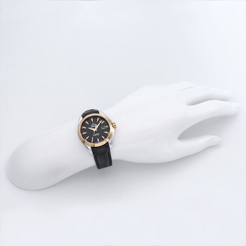 オメガ OMEGA 腕時計 レディース SEAMASTER AQUA TERRA シーマスター アクアテラ 150M防水 ブラック 231.23.34.20.01.002