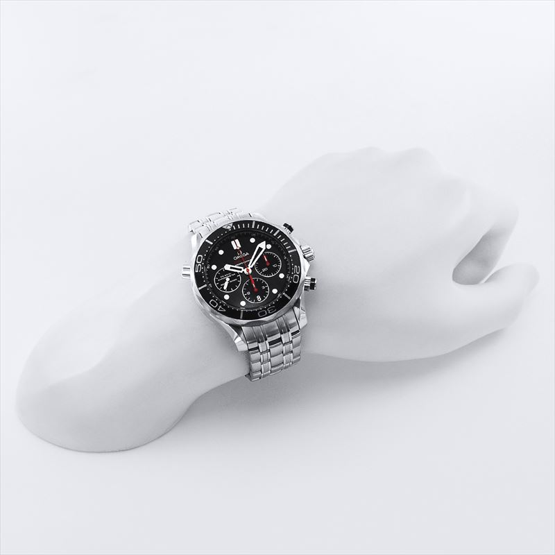 オメガ OMEGA 腕時計 メンズ SEAMASTER DIVER シーマスター ダイバー 300M防水   ブラック 212.30.44.50.01.001