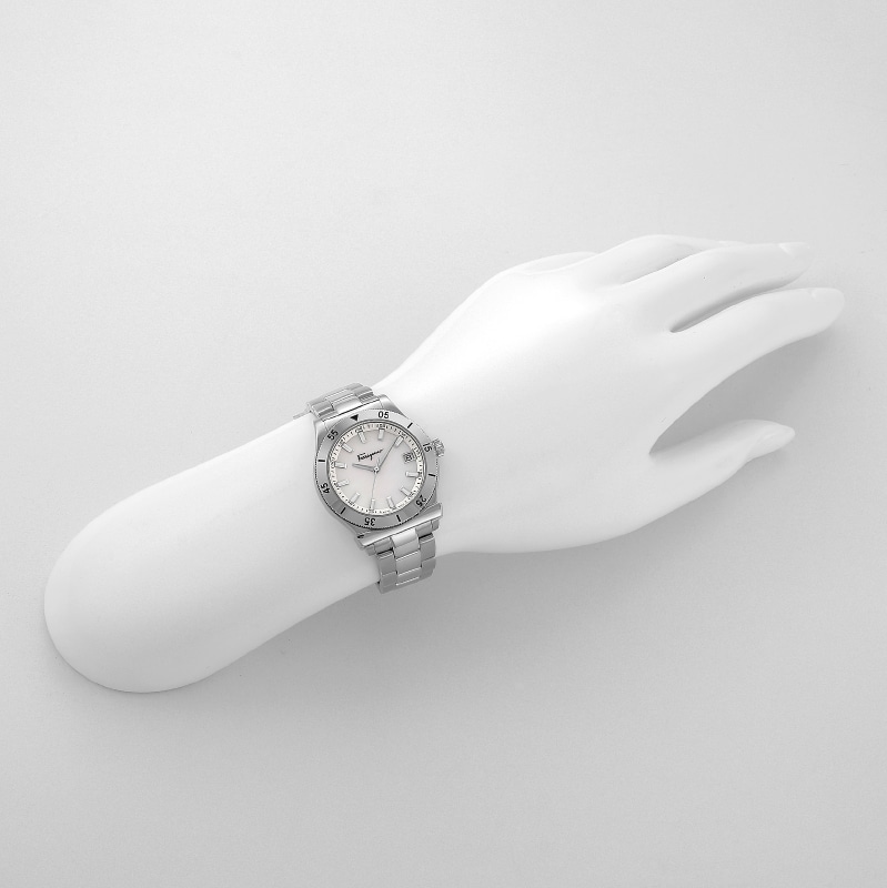 フェラガモ FERRAGAMO 腕時計 レディース FERRAGAMO1898 フェラガモ1898 FH0020017 ホワイトパール