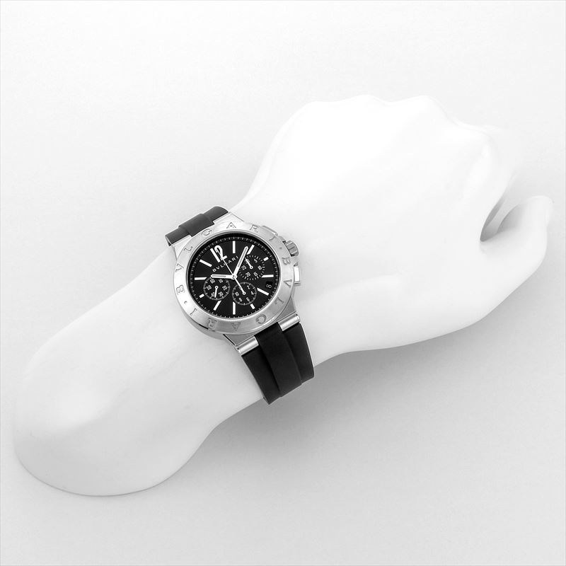 ブルガリ BVLGARI 腕時計 メンズ ディアゴノ DG41BSVDCH-SET-BLK