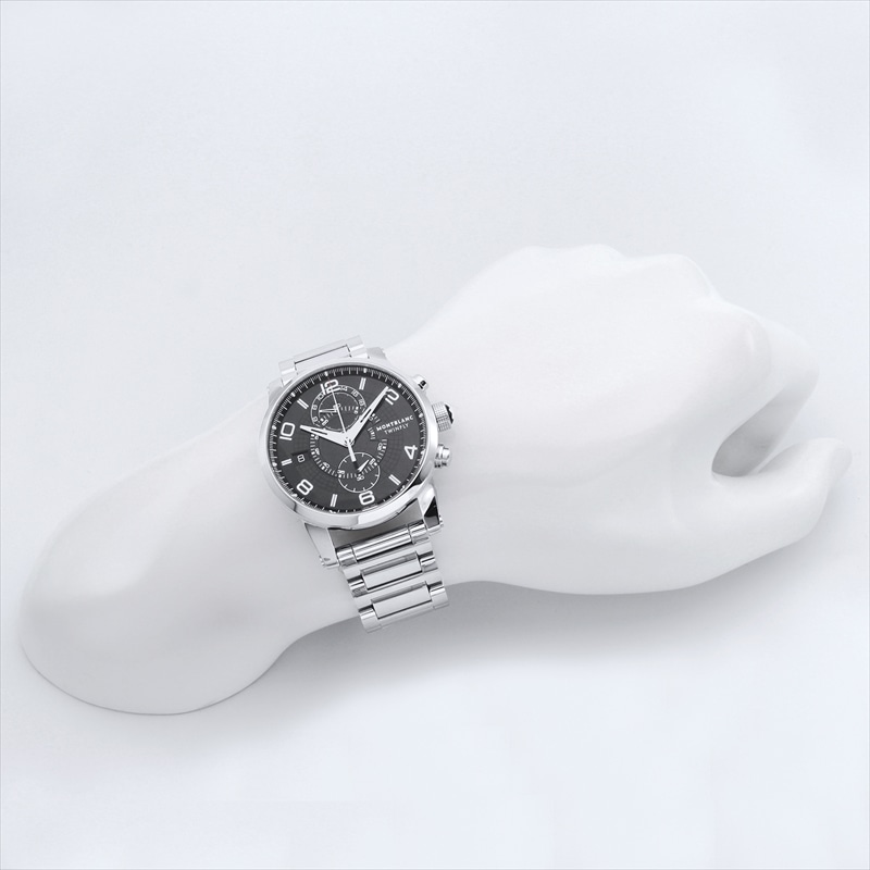 モンブラン Montblanc メンズ腕時計 104286 TIMEWALKER ブラック