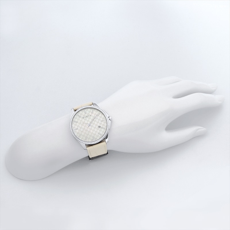 グッチ GUCCI 腕時計 メンズ G-TIMELESS Gタイムレス YA126306 ホワイトパール