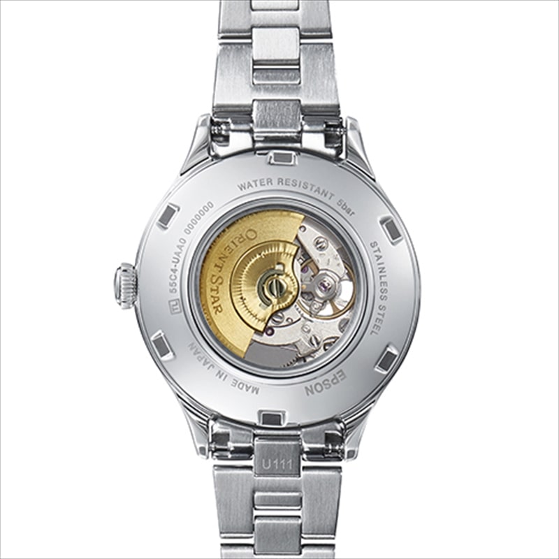 オリエントスター ORIENT STAR レディース 腕時計 CLASSIC SEMI SKELETON クラシック セミスケルトン RK-ND0002S ホワイト ステンレススティール