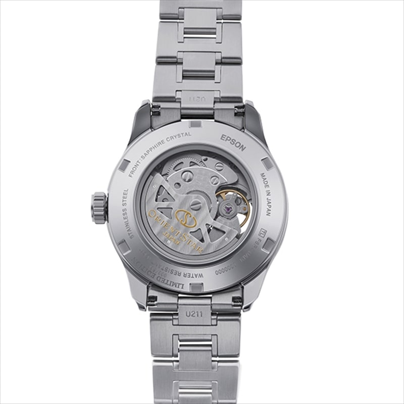 オリエントスター ORIENT STAR メンズ 腕時計 SEMI SKELETON セミスケルトン 限定モデル RK-AT0008L ネイビー