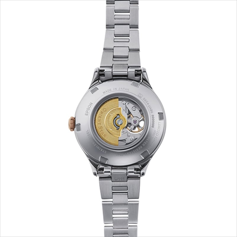 オリエントスター ORIENT STAR レディース 腕時計 CLASSIC SEMI SKELETON クラシック セミスケルトン 限定モデル RK-ND0008L ネイビー ステンレススティール