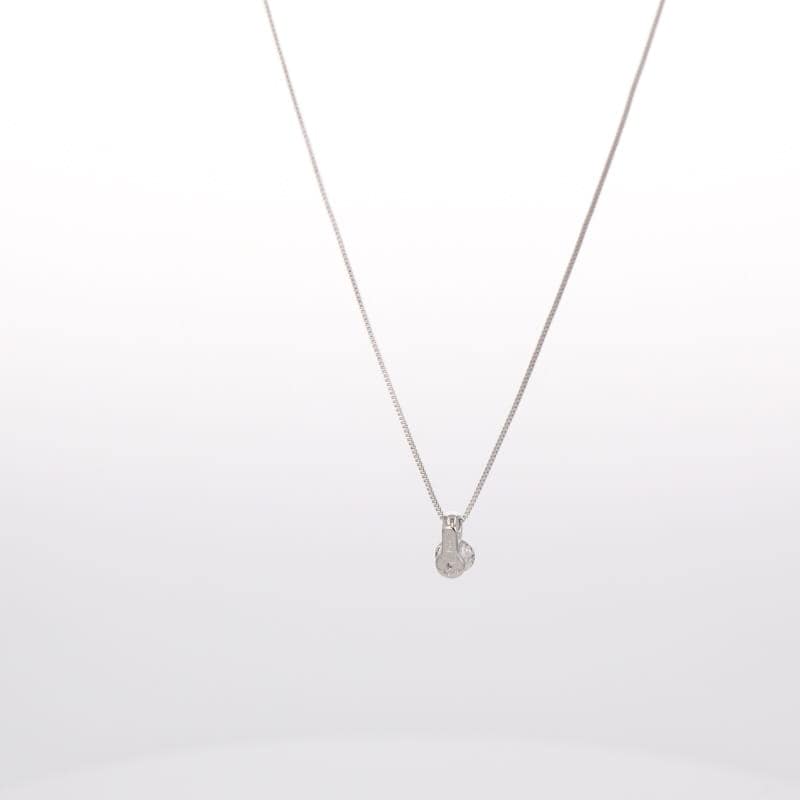【 シンプルダイヤモンド 】 プラチナ PT 0.2ct ダイヤモンド ネックレス