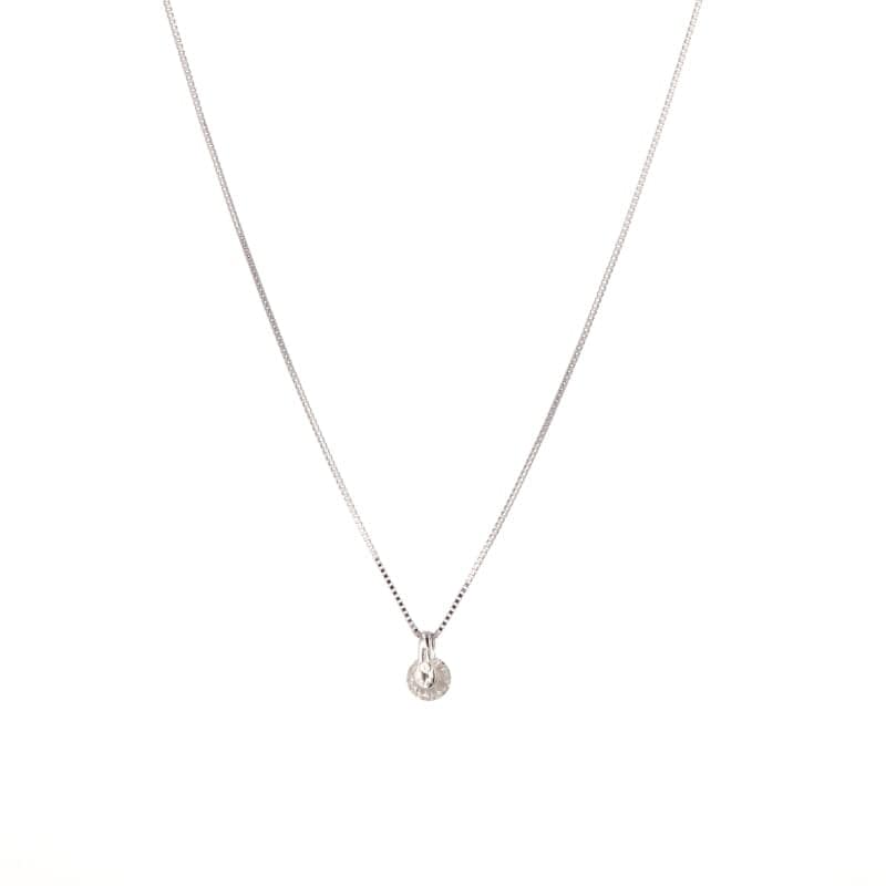 【 シンプルダイヤモンド 】 プラチナ PT 0.5ct ダイヤモンド ネックレス