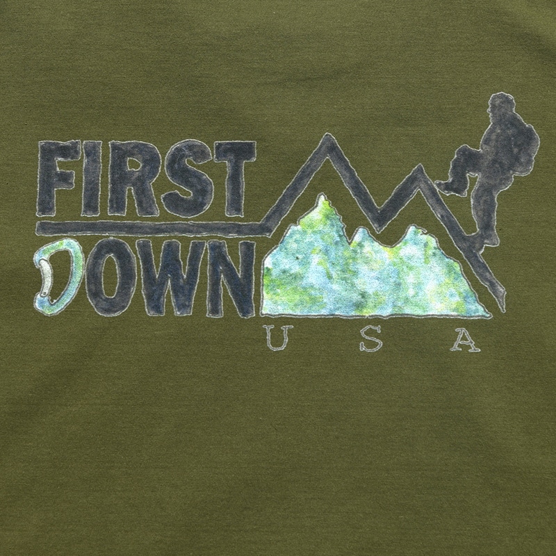 t@[Xg _E FIRST DOWN USA TVc Y F401007 OLIVE M