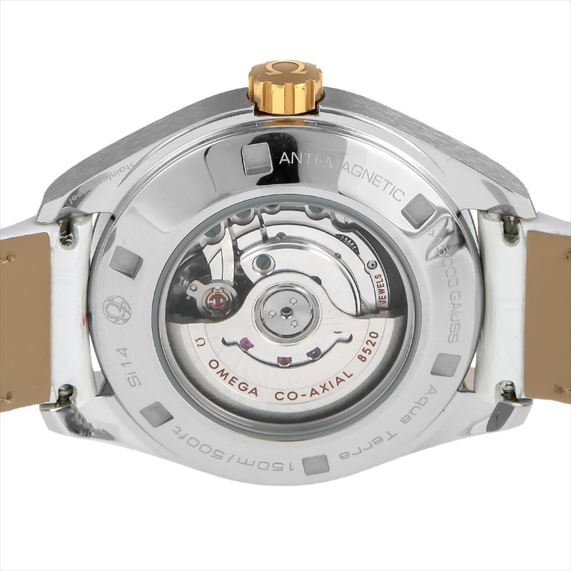 オメガ OMEGA 腕時計 レディース SEAMASTER AQUA TERRA シーマスター アクアテラ ホワイトパール 231.28.34.20.55.004