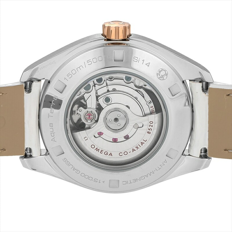 オメガ OMEGA 腕時計 レディース SEAMASTER AQUA TERRA シーマスター アクアテラ ホワイトパール 231.28.34.20.55.003
