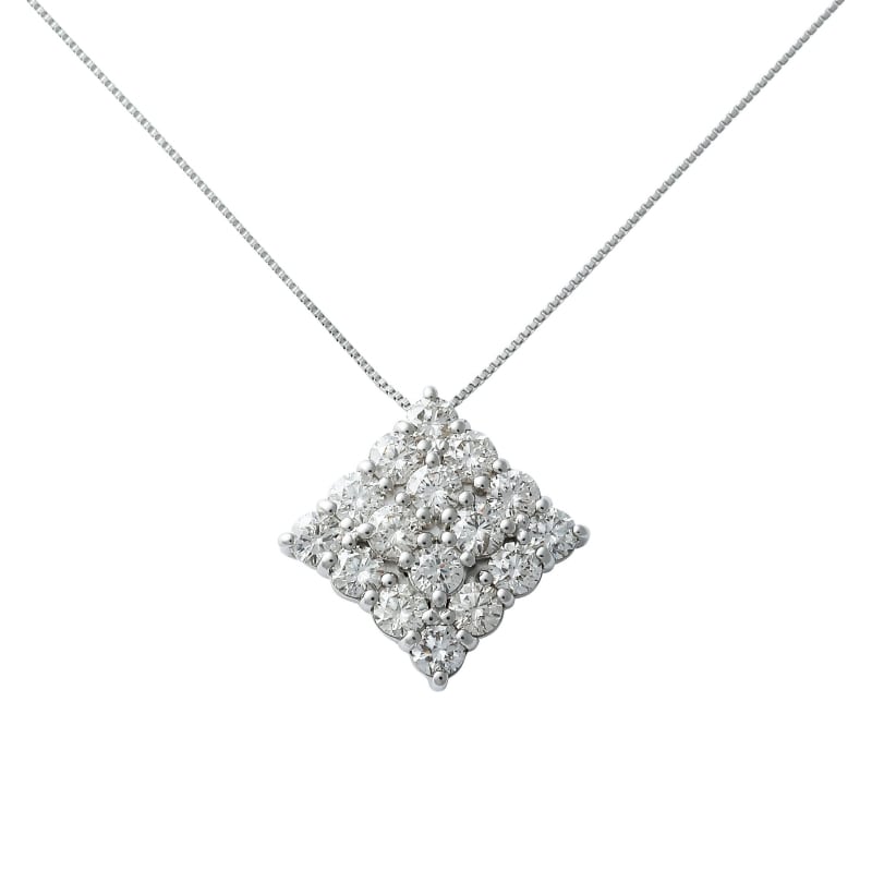 【 カラットダイヤモンド 】 プラチナ PT 1.0ct ダイヤモンド ネックレス