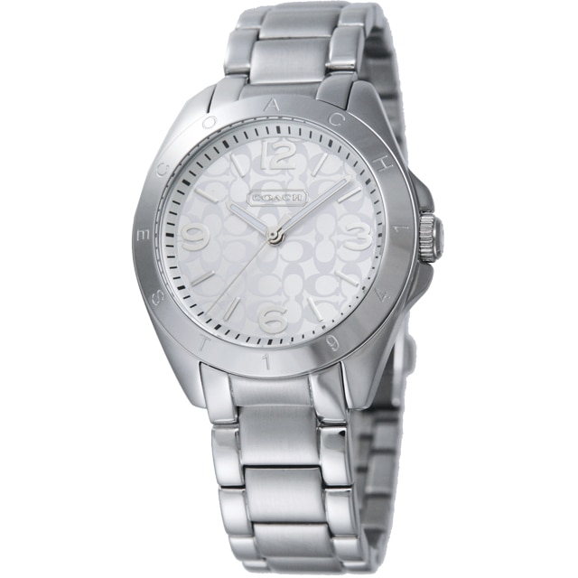 COACH コーチ レディース 腕時計 14501778 SV(シルバー×ホワイト): 腕時計｜ブランドショップハピネス