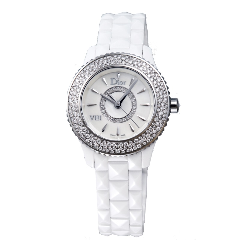 ディオール Dior 腕時計 レディース オン・ユィット 1221E4C001 WH/ダイヤ