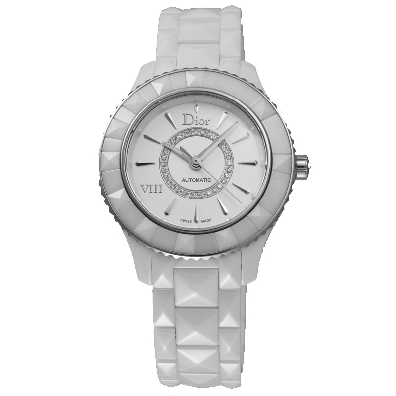 ディオール Dior 腕時計レディース オン・ユィット 1235E3C001 WH/ダイヤ