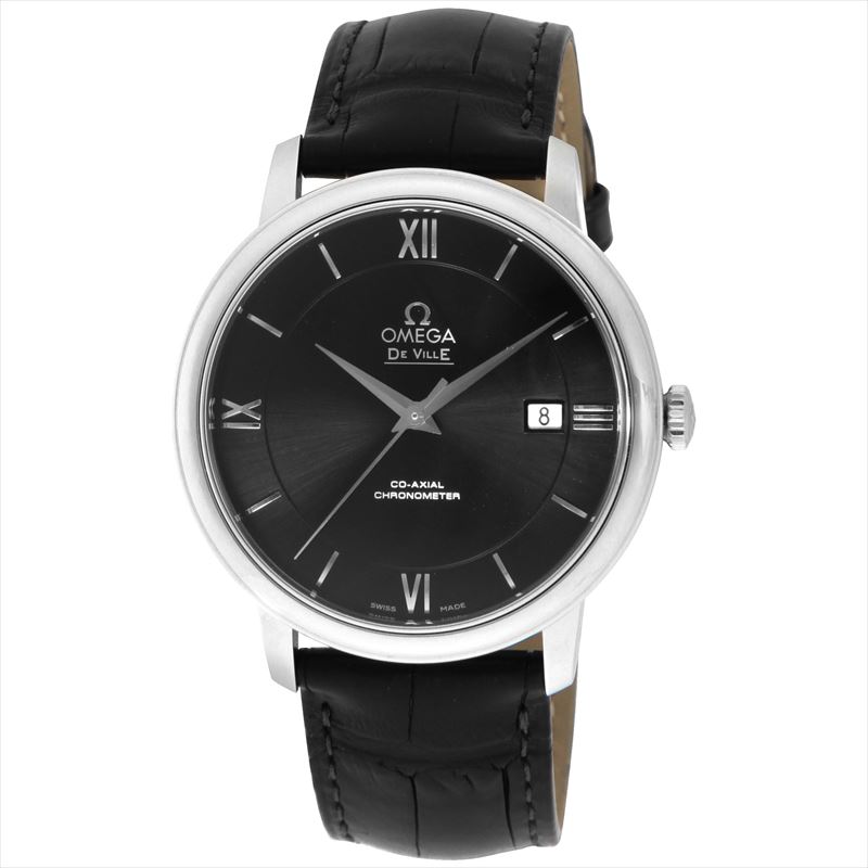 オメガ OMEGA 腕時計 メンズ De Ville デ・ヴィル ブラック 424.13.40.20.01.001