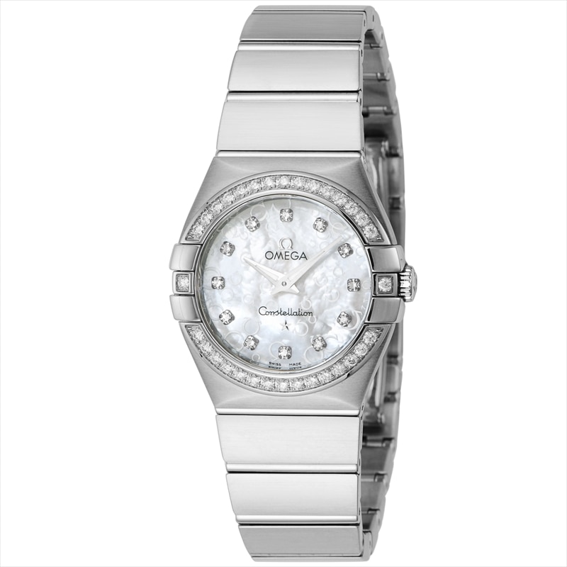 オメガ OMEGA レディース腕時計 123.15.27.60.55.005 コンステレーション ホワイトパール: 腕時計｜ブランドショップハピネス