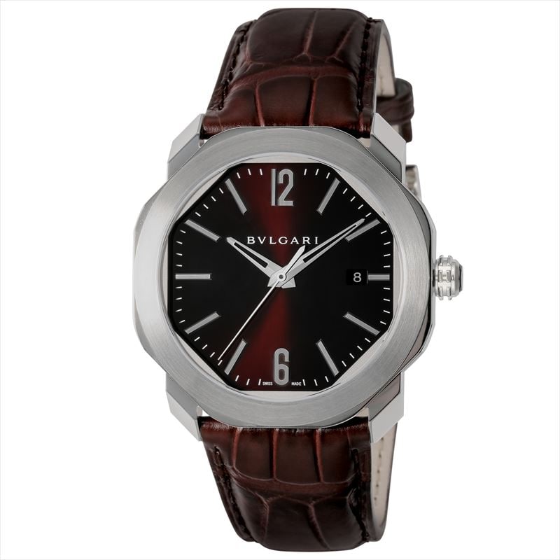 ブルガリ BVLGARI 腕時計 メンズ オクト ローマ OC41C1SLD ブラウン