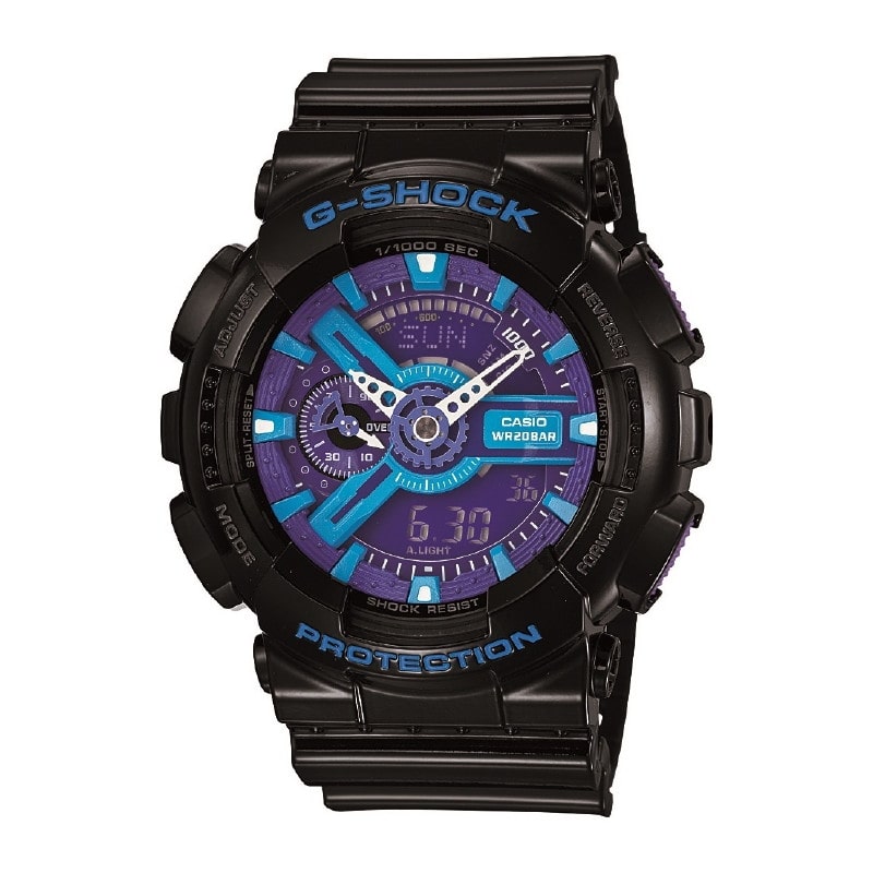 CASIO カシオ メンズ 腕時計 G-SHOCK GA-110HC-1AJF パープル/ブラック