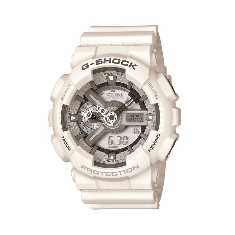 CASIO カシオ メンズ 腕時計 G-SHOCK GA-110C-7AJF ホワイト/ホワイト