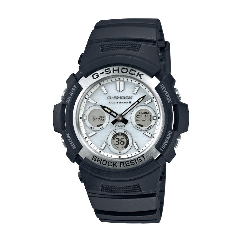 カシオ CASIO G-SHOCK ジーショック Gショック 腕時計 メンズ AWG-M100S-7AJF ホワイト/ブラック