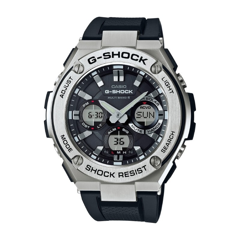 CASIO カシオ メンズ 腕時計 G-SHOCK GST-W110-1AJF ブラック/ブラック