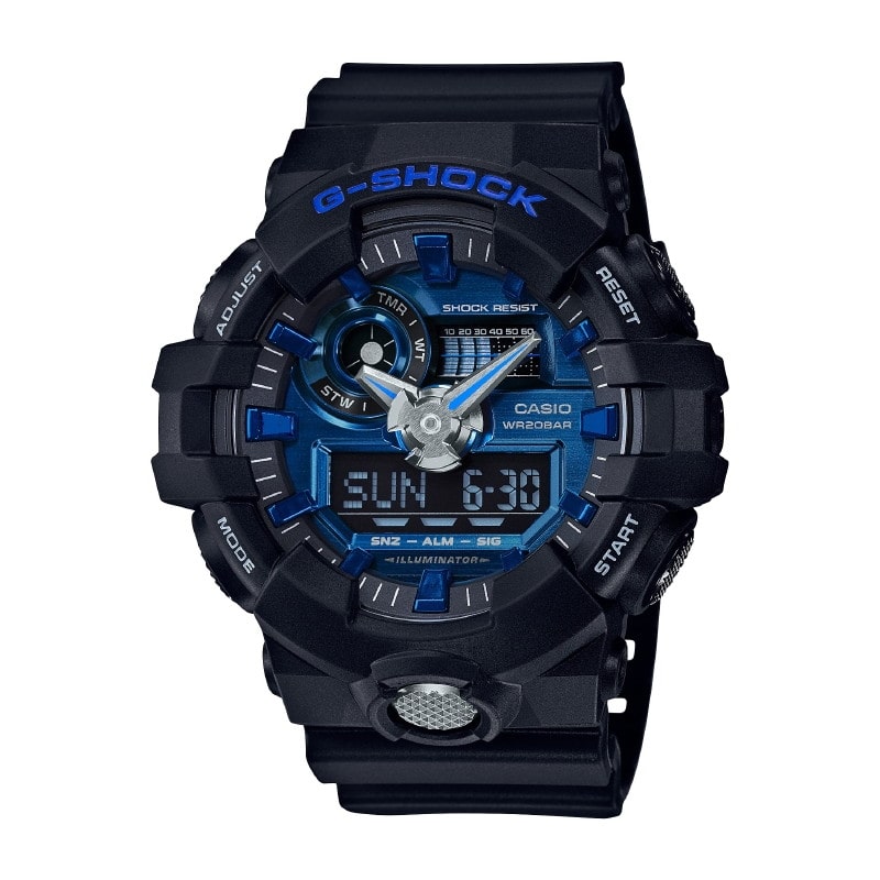 カシオ CASIO G-SHOCK ジーショック Gショック 腕時計 メンズ GA-710-1A2JF ブルー/ブラック
