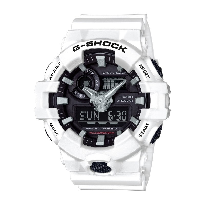カシオ CASIO G-SHOCK ジーショック Gショック 腕時計 メンズ GA-700-7AJF ブラック/ホワイト