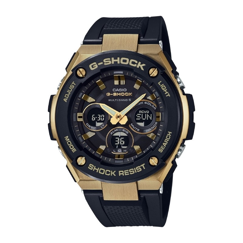 CASIO カシオ メンズ 腕時計 G-SHOCK GST-W300G-1A9JF ブラック/ブラック