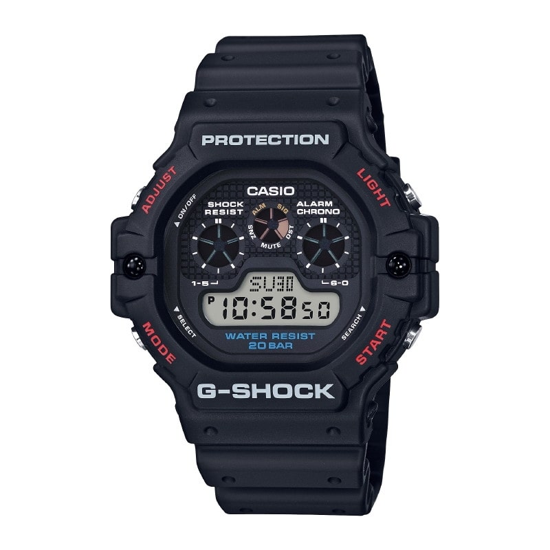 CASIO カシオ メンズ 腕時計 G-SHOCK DW-5900-1JF ブラック/ブラック