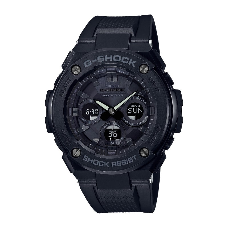 CASIO カシオ メンズ 腕時計 G-SHOCK GST-W300G-1A1JF ブラック/ブラック