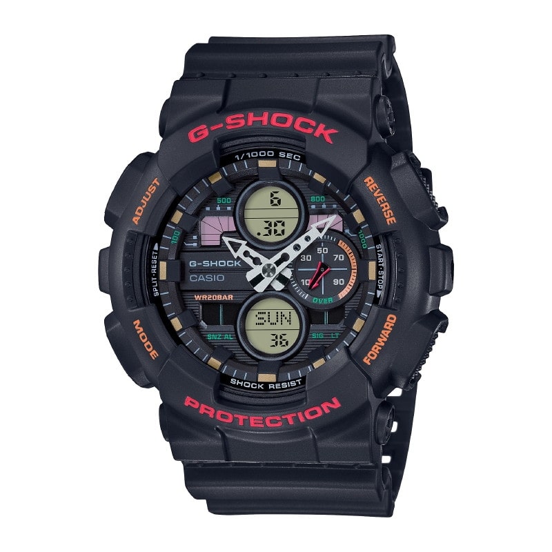 CASIO カシオ メンズ 腕時計 G-SHOCK GA-140-1A4JF ブラック/ブラック