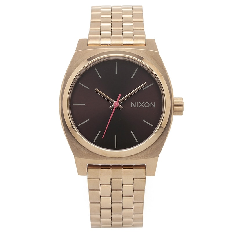 ニクソン NIXON 腕時計 ユニセックス A1130-2617 ブラウン ステンレス MEDIUM TIME TELLER