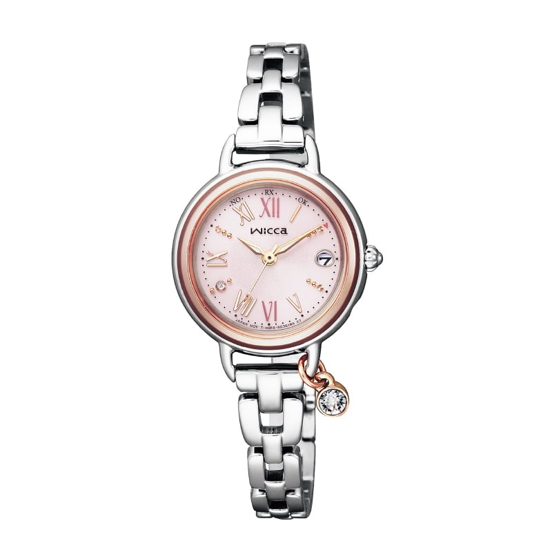 シチズン CITIZEN 腕時計 レディース ウィッカ wicca KL0-537-91 ソーラーテック 電波時計 ピンク