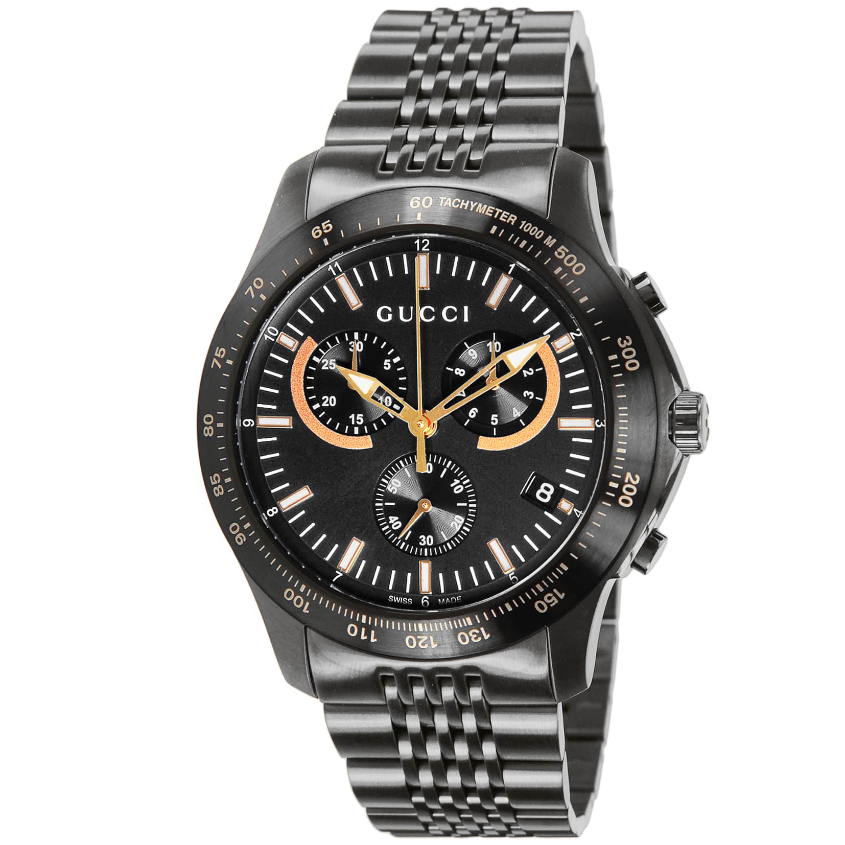 GUCCI グッチ 腕時計 Gﾀｲﾑﾚｽ ブラック YA126260: 腕時計｜ブランドショップハピネス
