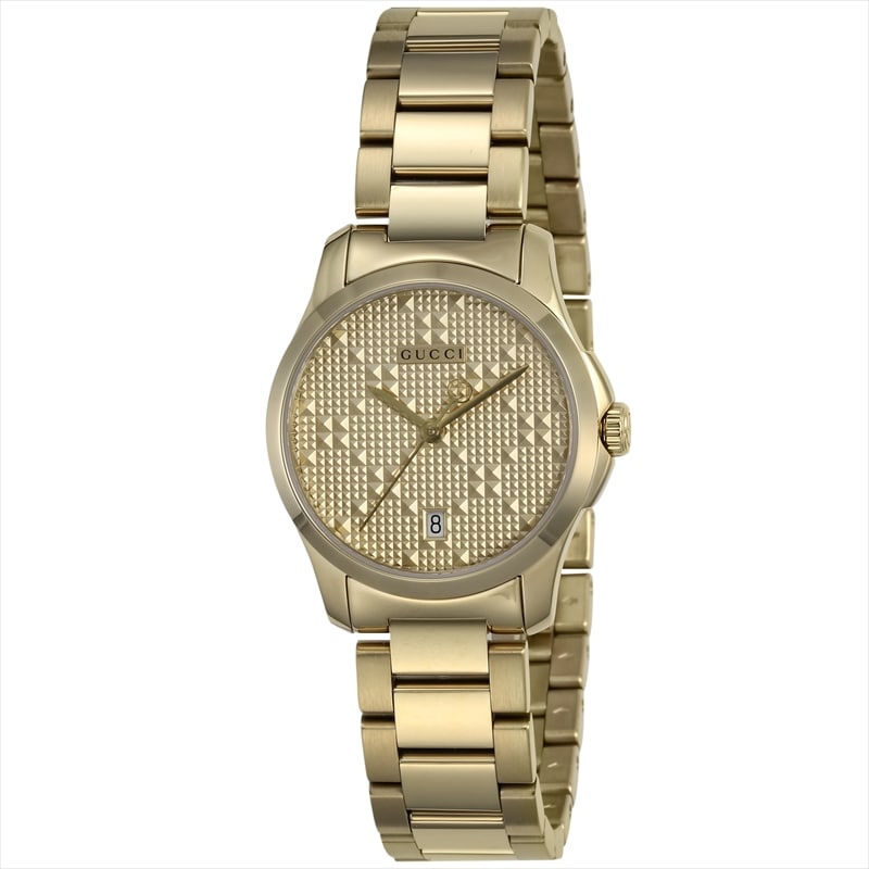 グッチ GUCCI 腕時計 レディース G-TIMELESS Gタイムレス YA126553 ゴールド
