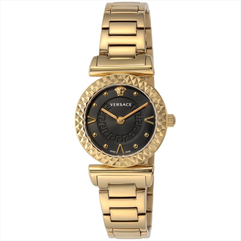 ジャンニヴェルサーチ VERSACE レディース腕時計 MINIVANITY VEAA00518 ブラック