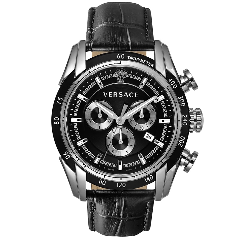 ジャンニヴェルサーチ VERSACE メンズ腕時計 V-RAY VEDB00118 ブラック