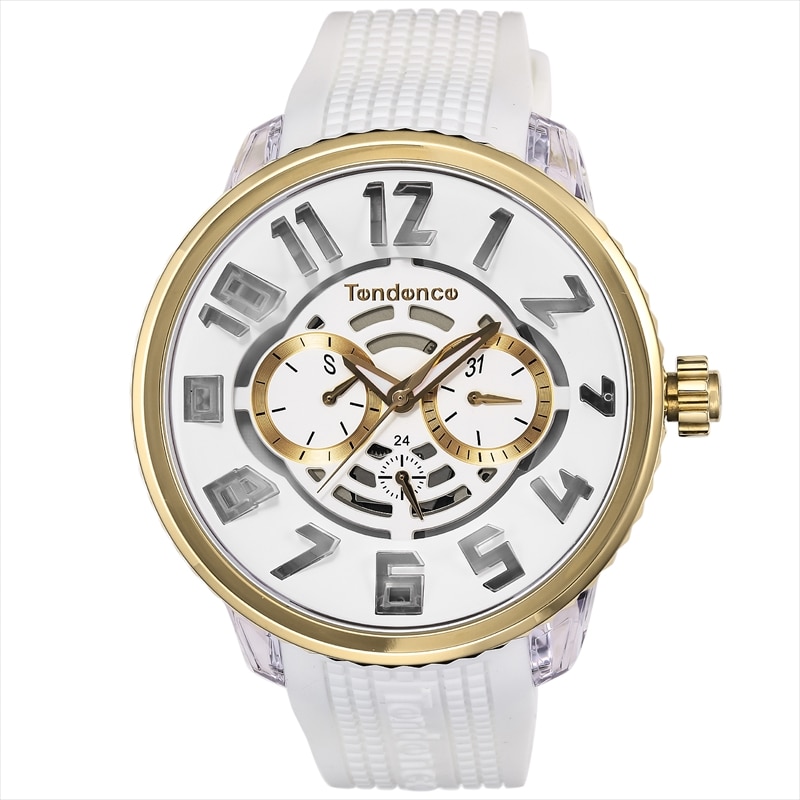テンデンス TENDENCE ユニセックス腕時計 TY561007 フラッシュマルチ ホワイト