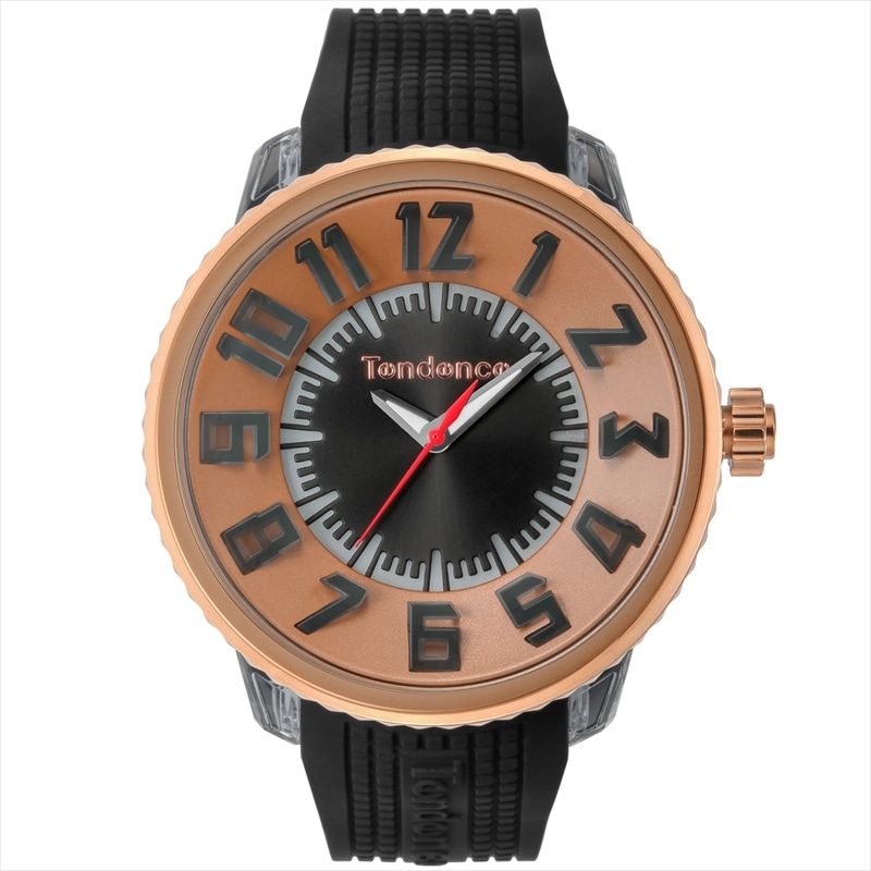 テンデンス TENDENCE ユニセックス腕時計 フラシュ TY532002 ブラック